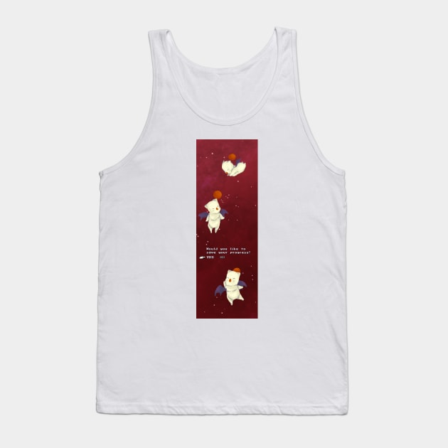 Moguri Final Fantasy Save Tank Top by Rosbel